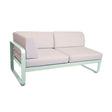 Fermob Bellevie Module d'angle - gauche 2 places Menthe glaciale A7 Perle D4 