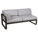 Fermob Bellevie Module d'angle - gauche 2 places Tonka E3 Gris flanelle 79 