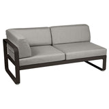 Fermob Bellevie Module d'angle - gauche 2 places Tonka E3 Taupe grisé B8 
