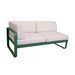 Fermob Bellevie Module d'angle - gauche 2 places Vert cèdre 02 Perle D4 
