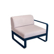 Fermob Bellevie Module Droit 1 place Perle Bleu abysse 92 