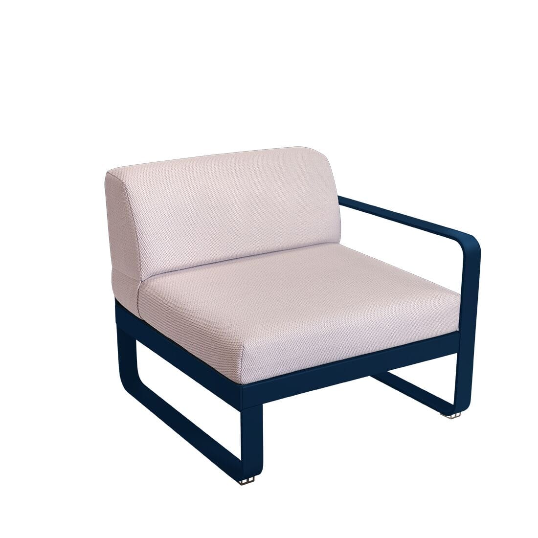 Fermob Bellevie Module Droit 1 place Perle Bleu abysse 92 