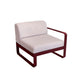 Fermob Bellevie Module Droit 1 place Perle Cerise noire B9 