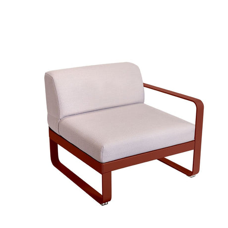 Fermob Bellevie Module Droit 1 place Perle Ocre rouge 20 