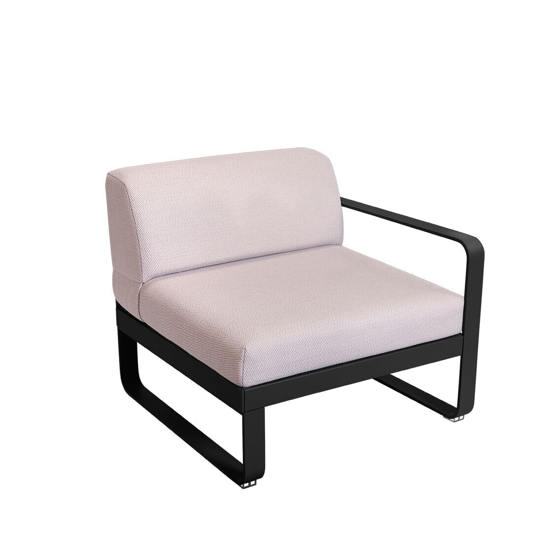 Fermob Bellevie Module Droit 1 place Perle Réglisse 42 