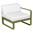 Fermob Bellevie Module Droit 1 place Pesto D3 Blanc grisé 81 