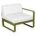 Fermob Bellevie Module Droit 1 place Pesto D3 Blanc grisé 81 