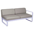 Fermob Bellevie Module droit 2 places Guimauve D1 Taupe grisé B8 