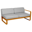 Fermob Bellevie Module droit 2 places Pain d'épices D2 Gris flanelle 79 