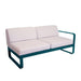 Fermob Bellevie Module droit 2 places Perle Bleu acapulco 21 