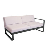 Fermob Bellevie Module droit 2 places Perle Carbone 47 