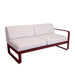 Fermob Bellevie Module droit 2 places Perle Cerise noire B9 