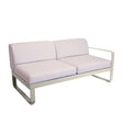 Fermob Bellevie Module droit 2 places Perle Gris argile A5 