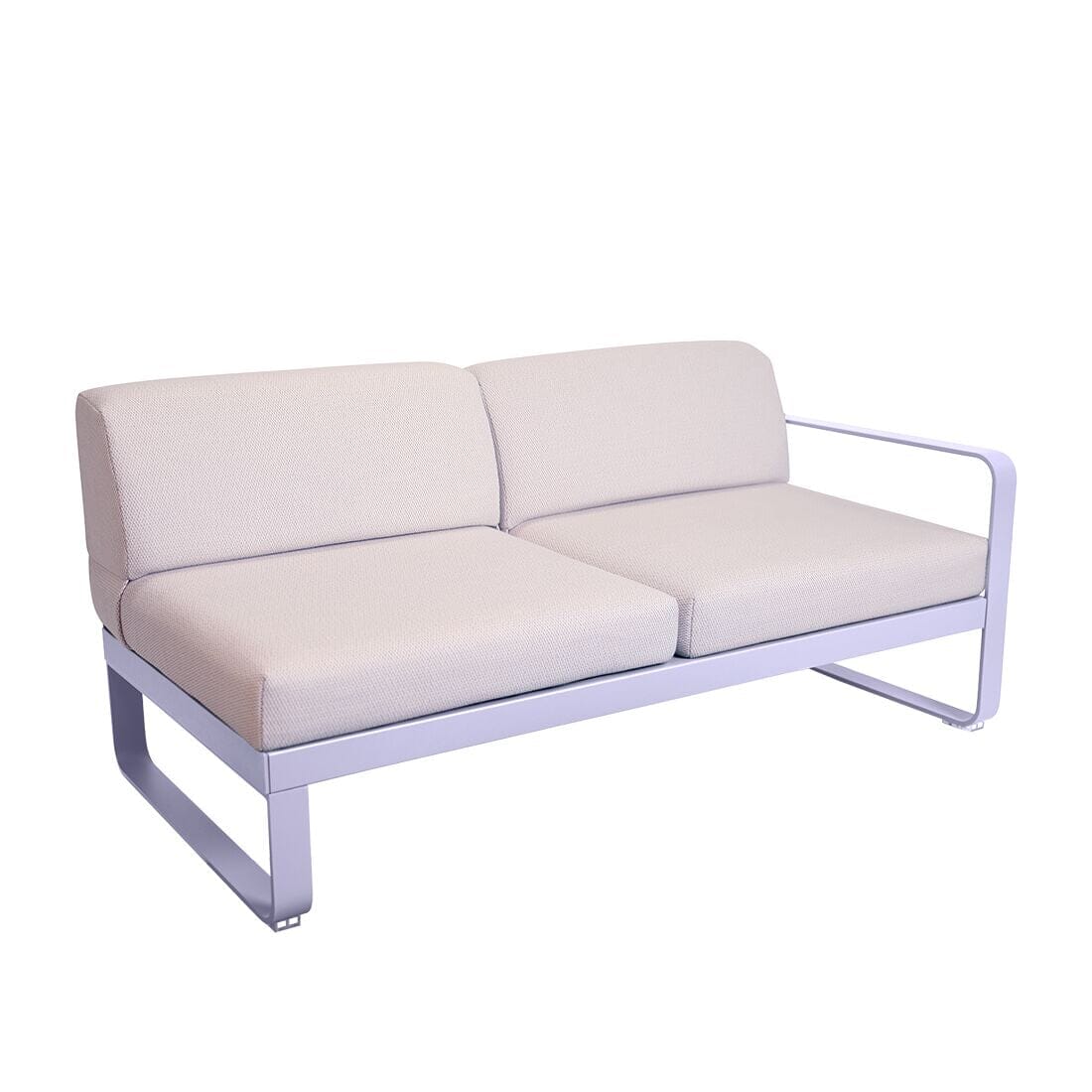 Fermob Bellevie Module droit 2 places Perle Guimauve D1 