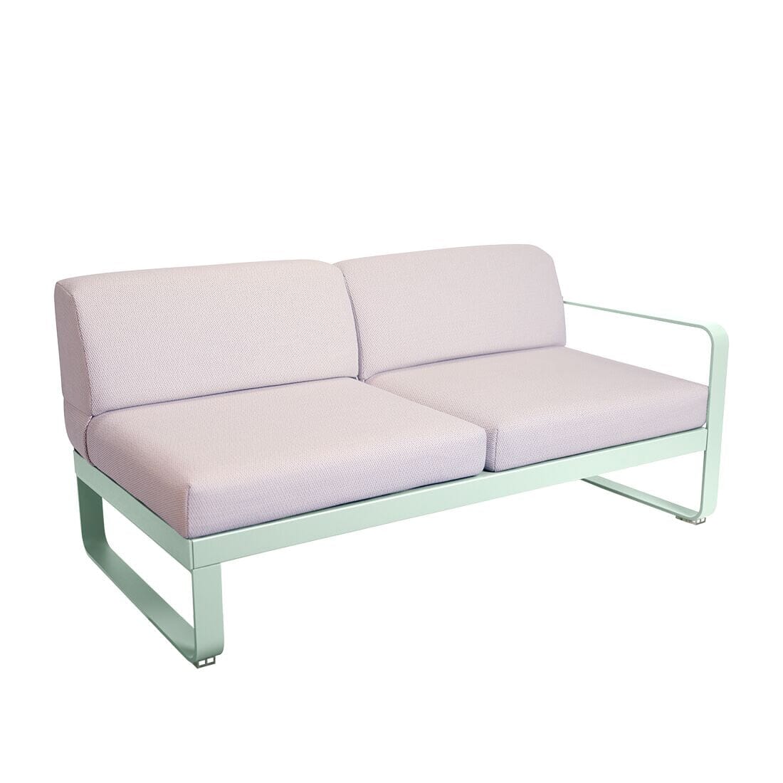 Fermob Bellevie Module droit 2 places Perle Menthe glaciale A7 