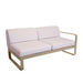 Fermob Bellevie Module droit 2 places Perle Muscade 14 