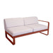 Fermob Bellevie Module droit 2 places Perle Ocre rouge 20 