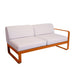 Fermob Bellevie Module droit 2 places Perle Orange confite E2 