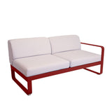 Fermob Bellevie Module droit 2 places Perle Piment 43 