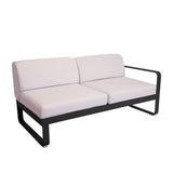 Fermob Bellevie Module droit 2 places Perle Réglisse 42 