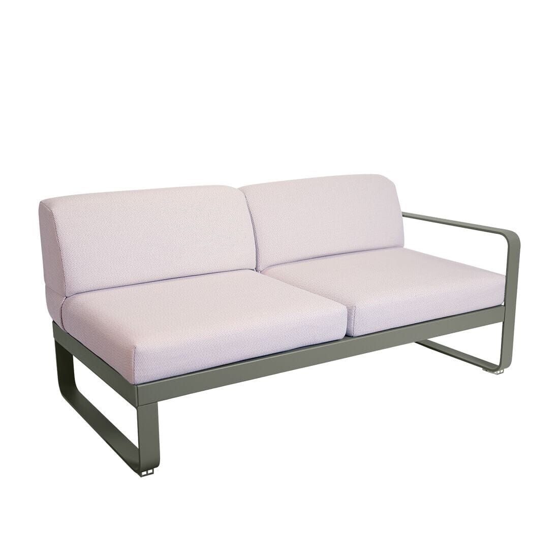 Fermob Bellevie Module droit 2 places Perle Romarin 48 