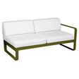 Fermob Bellevie Module droit 2 places Pesto D3 Blanc grisé 81 