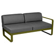 Fermob Bellevie Module droit 2 places Pesto D3 Gris graphite A3 