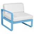 Fermob Bellevie Module gauche 1 place Bleu maya E1 Blanc grisé 81 