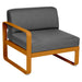 Fermob Bellevie Module gauche 1 place Pain d'épices D2 Gris graphite A3 