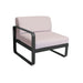 Fermob Bellevie Module gauche 1 place Perle Carbone 47 