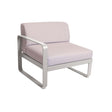 Fermob Bellevie Module gauche 1 place Perle Gris argile A5 