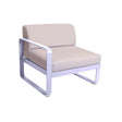 Fermob Bellevie Module gauche 1 place Perle Guimauve D1 