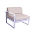 Fermob Bellevie Module gauche 1 place Perle Guimauve D1 