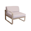 Fermob Bellevie Module gauche 1 place Perle Muscade 14 