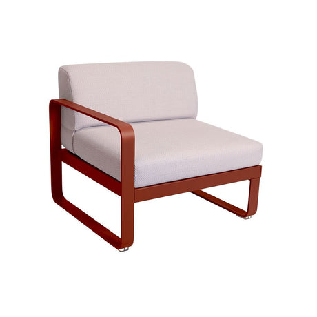 Fermob Bellevie Module gauche 1 place Perle Ocre rouge 20 