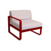 Fermob Bellevie Module gauche 1 place Perle Piment 43 