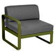 Fermob Bellevie Module gauche 1 place Pesto D3 Gris graphite A3 