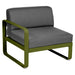 Fermob Bellevie Module gauche 1 place Pesto D3 Gris graphite A3 