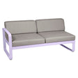 Fermob Bellevie Module gauche 2 places Guimauve D1 Taupe grisé B8 