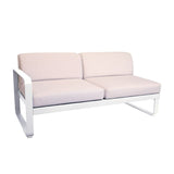 Fermob Bellevie Module gauche 2 places Perle Blanc coton 01 