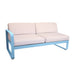 Fermob Bellevie Module gauche 2 places Perle Bleu maya E1 