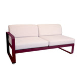 Fermob Bellevie Module gauche 2 places Perle Cerise noire B9 