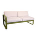 Fermob Bellevie Module gauche 2 places Perle Pesto D3 