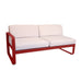 Fermob Bellevie Module gauche 2 places Perle Piment 43 