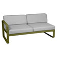 Fermob Bellevie Module gauche 2 places Pesto D3 Gris flanelle 79 