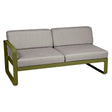 Fermob Bellevie Module gauche 2 places Pesto D3 Taupe grisé B8 