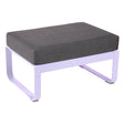 Fermob Bellevie Pouf Guimauve D1 Gris graphite A3 