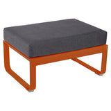 Fermob Bellevie Pouf Orange confite E2 Gris graphite A3 