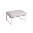 Fermob Bellevie Pouf Perle Blanc coton 01 