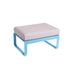 Fermob Bellevie Pouf Perle Bleu maya E1 